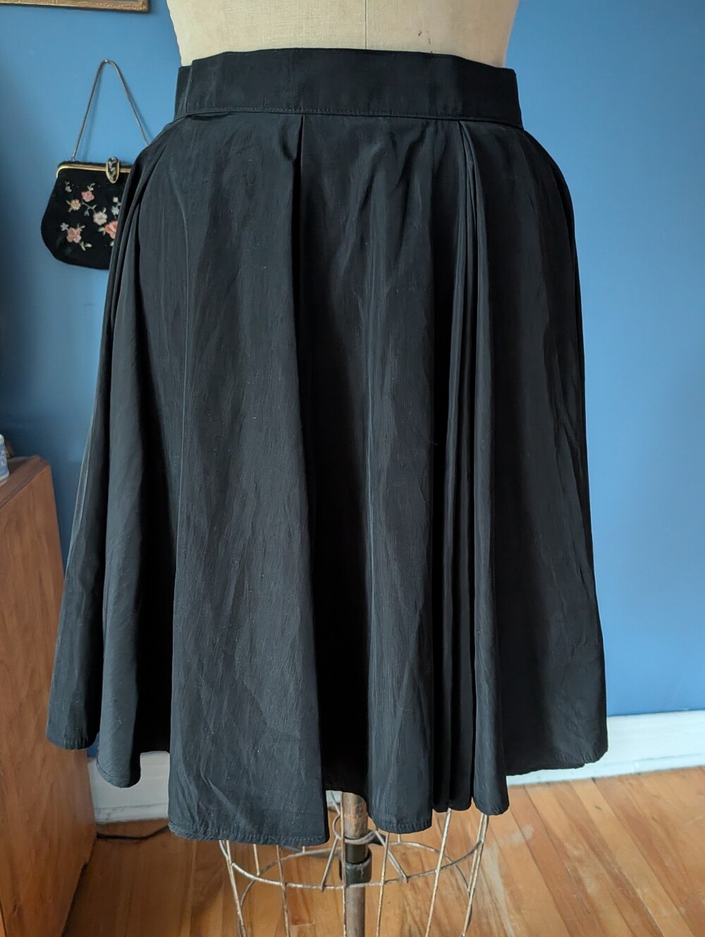 American Apparel Black Circle Skirt